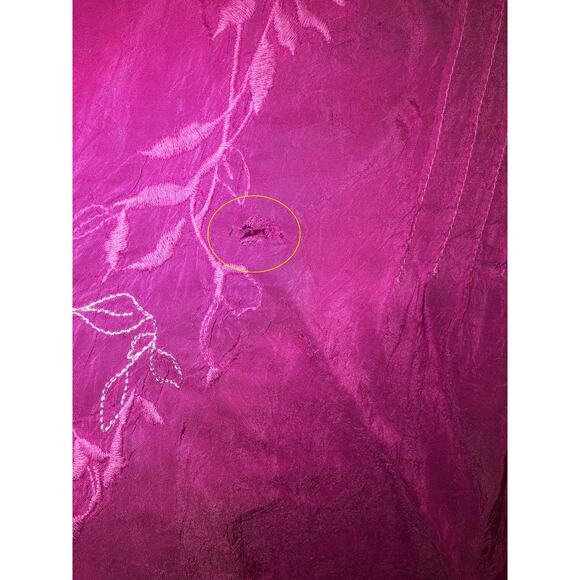 *Damaged* Johnny Was Floral Embroidered Molly Pleated Tunic Plus Size 1X HW6561 - Picture 8 of 14